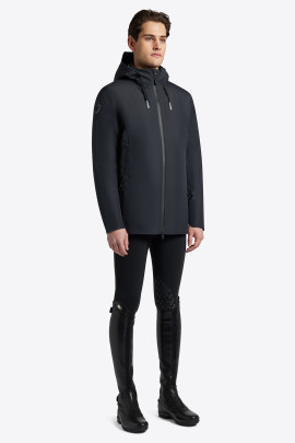 Cavalleria Toscana Heren 3-Way Hooded Performance Jacket - Navy