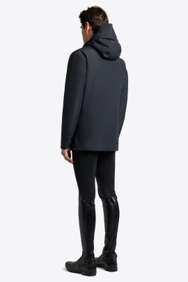 Cavalleria Toscana Heren 3-Way Hooded Performance Jacket - Navy Cavalleria Toscana Heren 3-Way Hooded Performance Jacket - Navy