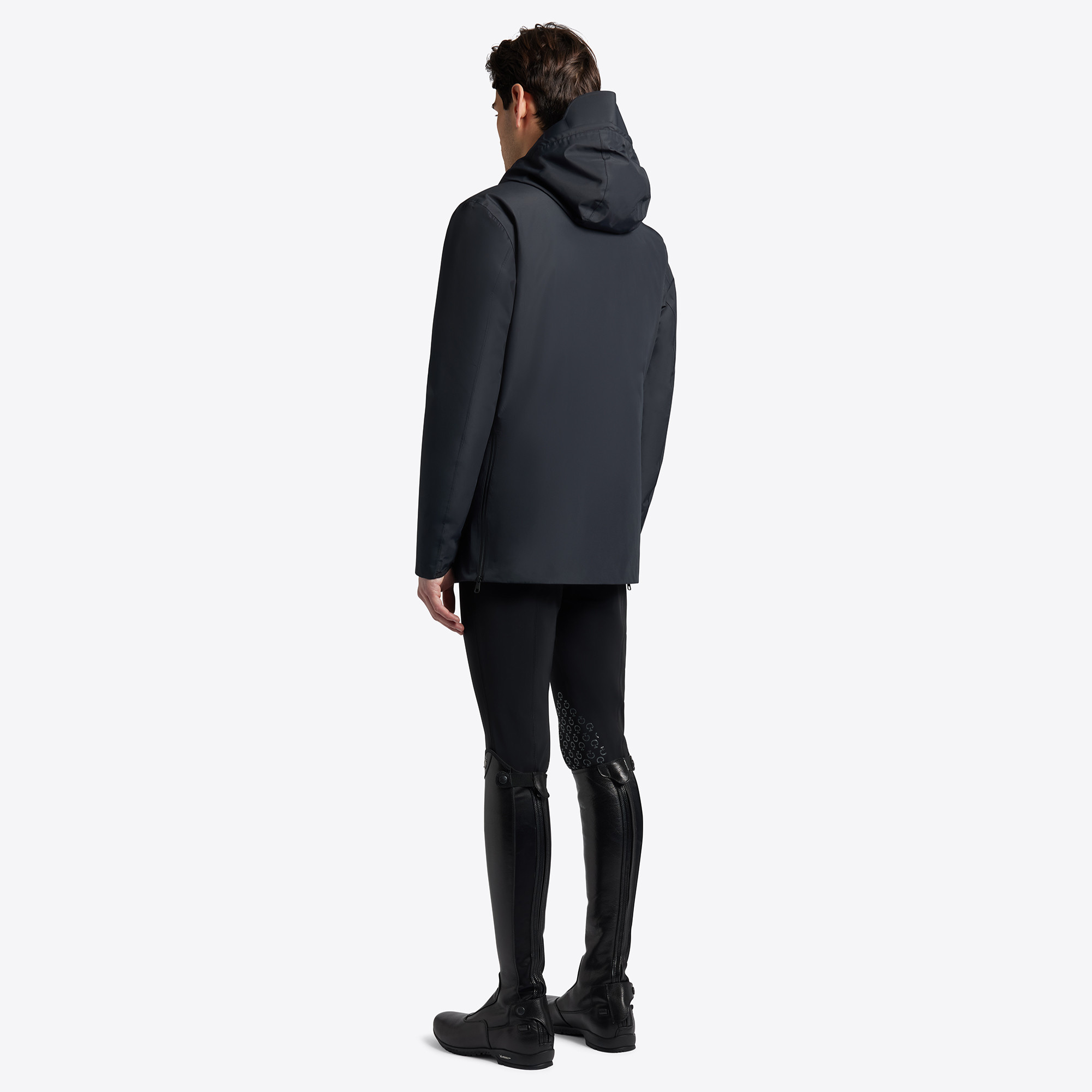Cavalleria Toscana Heren 3-Way Hooded Performance Jacket - Navy Cavalleria Toscana Heren 3-Way Hooded Performance Jacket - Navy