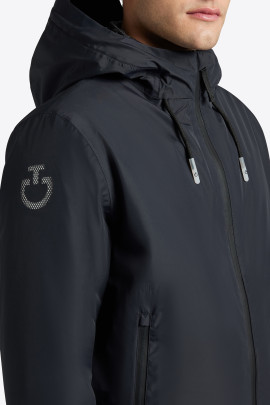 Cavalleria Toscana Heren 3-Way Hooded Performance Jacket - Navy Cavalleria Toscana Heren 3-Way Hooded Performance Jacket - Navy