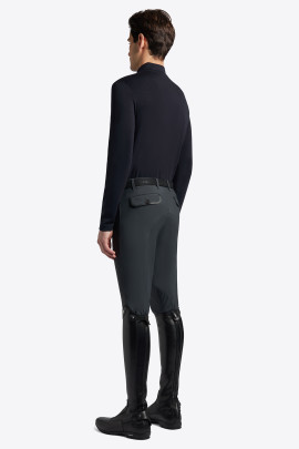 Cavalleria Toscana Mannen Trainingsshirt Tech Wool Half Zip - Navy Cavalleria Toscana Mannen Trainingsshirt Tech Wool Half Zip - Navy