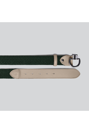 Women's Elastic Belt CT Clasp Beige Groen - chique belt Women's Elastic Belt CT Clasp Beige Groen - chique belt