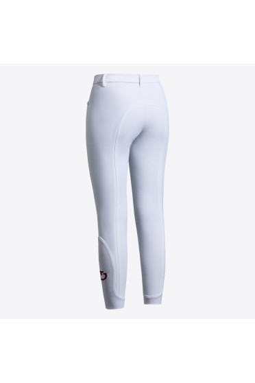 Cavalleria Toscana Rijbroek Unisex Knie Grip Wit - Wedstrijdkleding Cavalleria Toscana Rijbroek Unisex Knie Grip Wit - Wedstrijdkleding