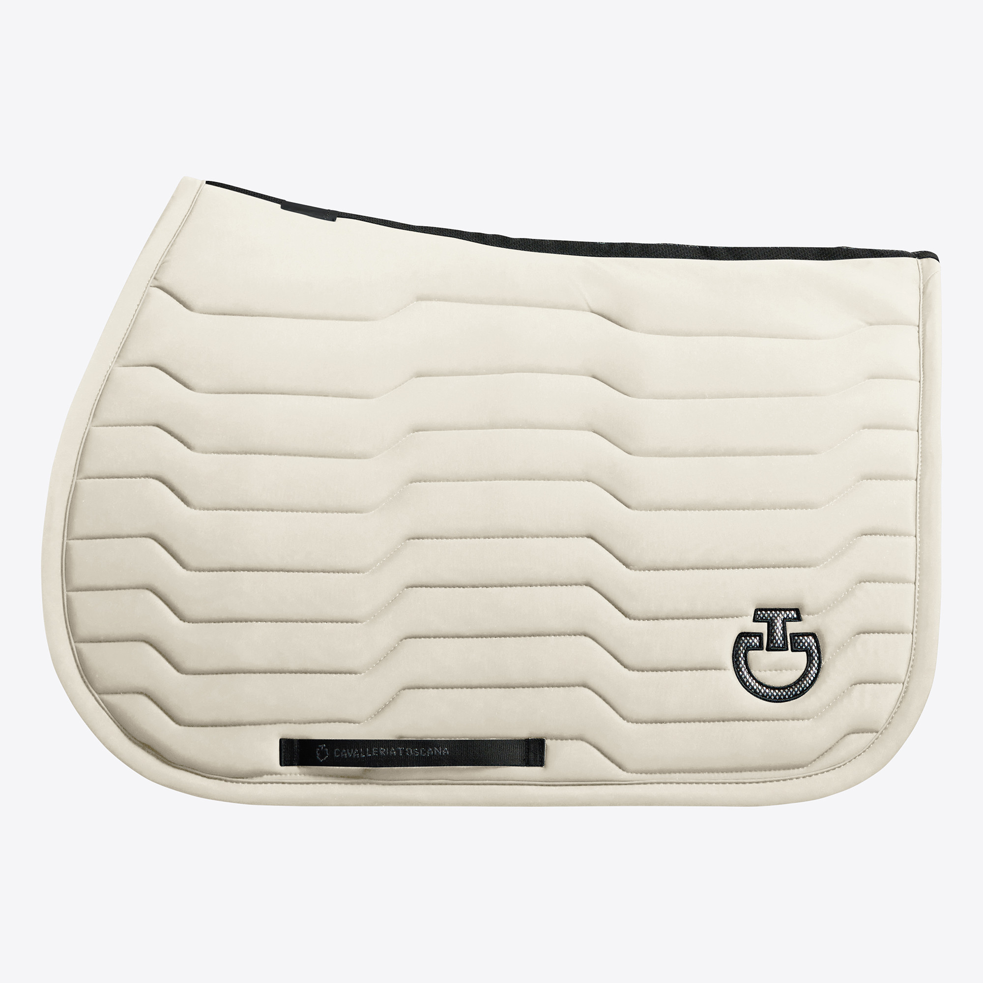 Cavalleria Toscana REVO Performance Quilted Jumping Saddle Pad - Beige Cavalleria Toscana REVO Performance Quilted Jumping Saddle Pad - Beige