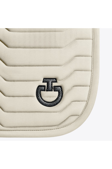 Cavalleria Toscana REVO Performance Quilted Jumping Saddle Pad - Beige Cavalleria Toscana REVO Performance Quilted Jumping Saddle Pad - Beige