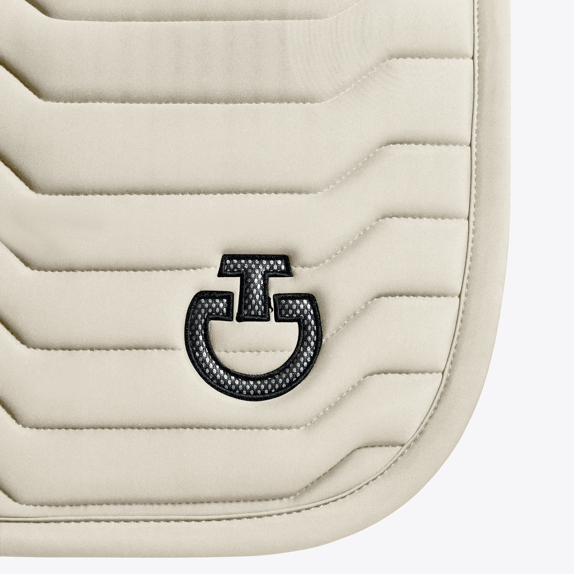 Cavalleria Toscana REVO Performance Quilted Jumping Saddle Pad - Beige Cavalleria Toscana REVO Performance Quilted Jumping Saddle Pad - Beige