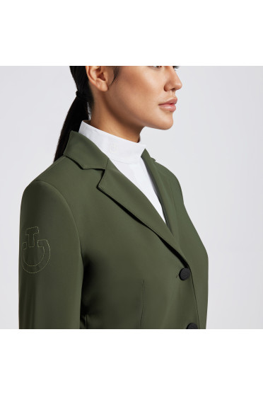 Cavalleria Toscana Dames Wedstrijdjasje American Hunter - Groen Cavalleria Toscana Dames Wedstrijdjasje American Hunter - Groen