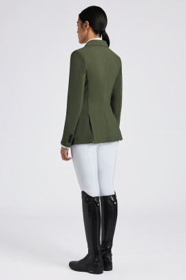 Cavalleria Toscana Dames Wedstrijdjasje American Hunter - Groen Cavalleria Toscana Dames Wedstrijdjasje American Hunter - Groen