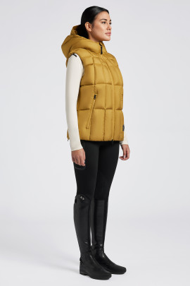 Cavalleria Toscana Women's Nylon Padded Vest Mustard - comfortable