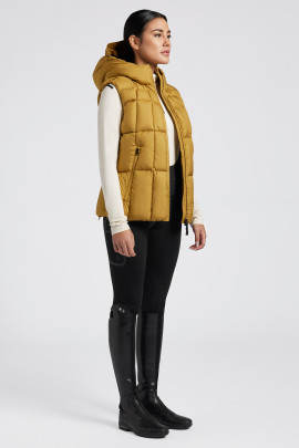 Cavalleria Toscana Women's Nylon Padded Vest Mustard - comfortable Cavalleria Toscana Women's Nylon Padded Vest Mustard - comfortable