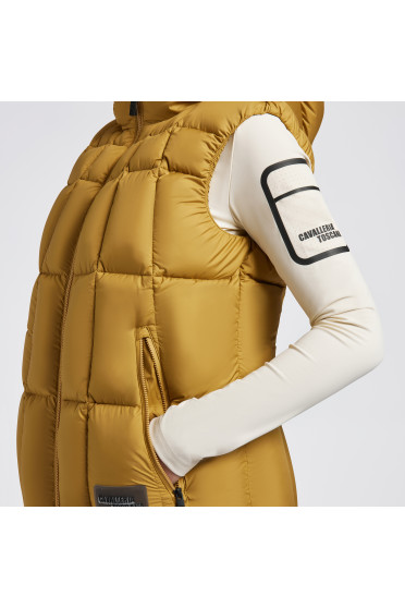 Cavalleria Toscana Dames Gewatteerde Bodywarmer Mosterd - comfortabel Cavalleria Toscana Dames Gewatteerde Bodywarmer Mosterd - comfortabel