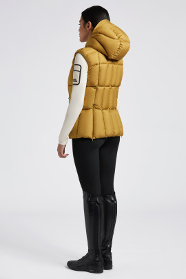 Cavalleria Toscana Dames Gewatteerde Bodywarmer Mosterd - comfortabel Cavalleria Toscana Dames Gewatteerde Bodywarmer Mosterd - comfortabel