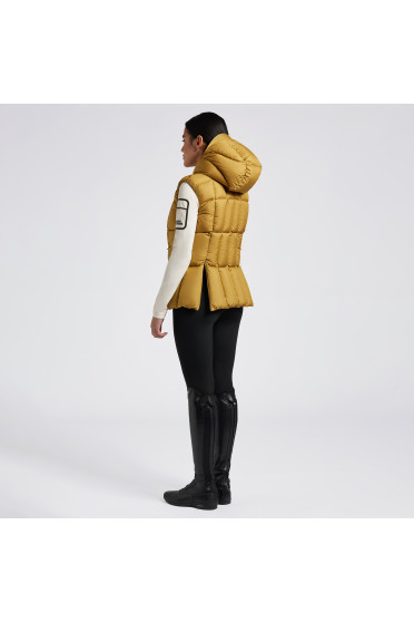 Cavalleria Toscana Dames Gewatteerde Bodywarmer Mosterd - comfortabel Cavalleria Toscana Dames Gewatteerde Bodywarmer Mosterd - comfortabel