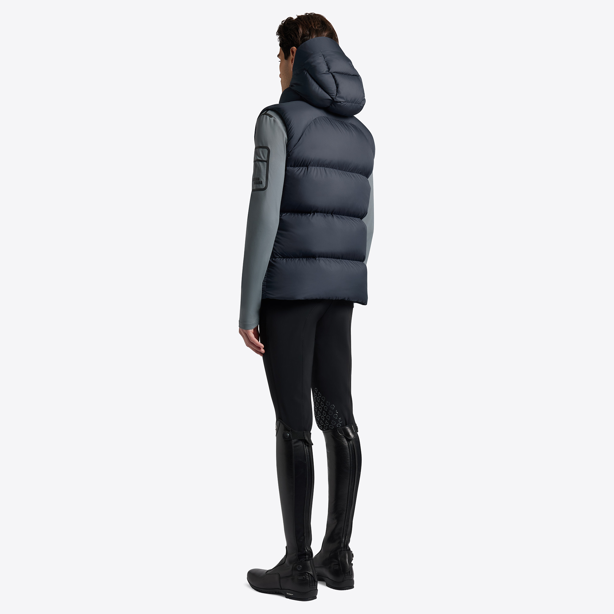 Cavalleria Toscana Heren Gewatteerde Bodywarmer Navy - comfortabel Cavalleria Toscana Heren Gewatteerde Bodywarmer Navy - comfortabel