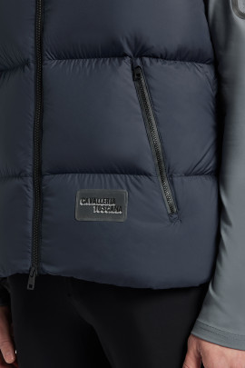 Cavalleria Toscana Heren Gewatteerde Bodywarmer Navy - comfortabel Cavalleria Toscana Heren Gewatteerde Bodywarmer Navy - comfortabel