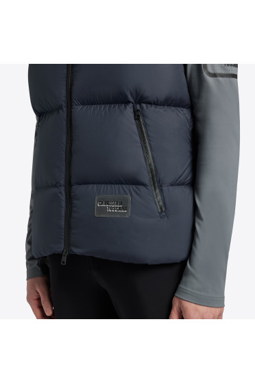 Cavalleria Toscana Heren Gewatteerde Bodywarmer Navy - comfortabel Cavalleria Toscana Heren Gewatteerde Bodywarmer Navy - comfortabel