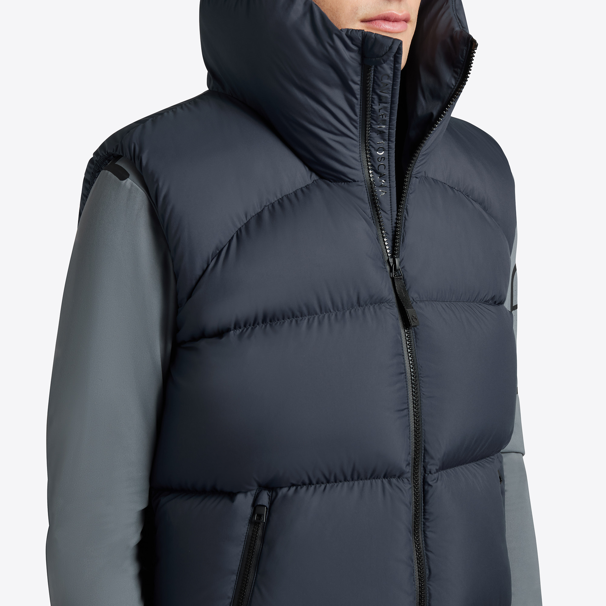 Cavalleria Toscana Heren Gewatteerde Bodywarmer Navy - comfortabel Cavalleria Toscana Heren Gewatteerde Bodywarmer Navy - comfortabel