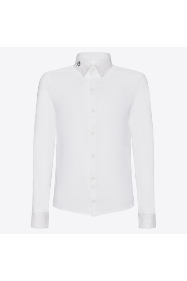 Cavalleria Toscana Boys Competition Shirt L/S White - classic blouse Cavalleria Toscana Boys Competition Shirt L/S White - classic blouse