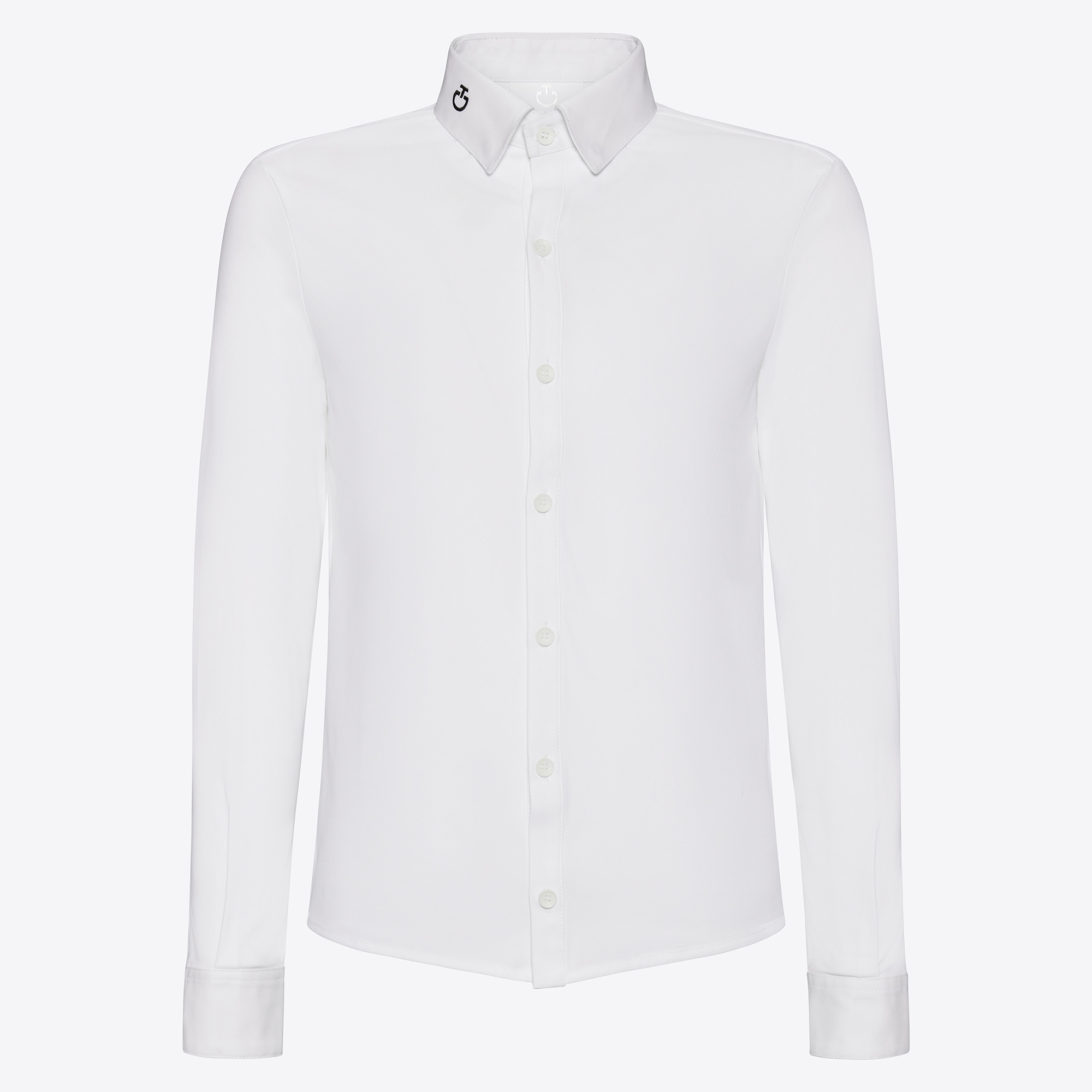 Cavalleria Toscana Jongens Wedstrijdshirt L/S - Wit Cavalleria Toscana Jongens Wedstrijdshirt L/S - Wit