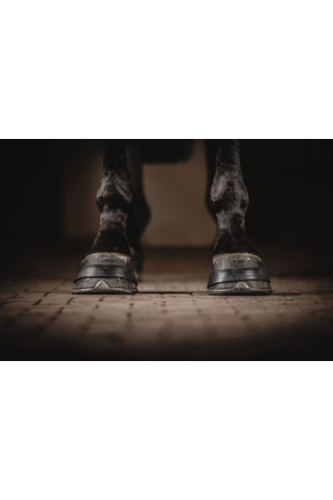One Equestrian Hoefband Rubber Zwart - flexibel