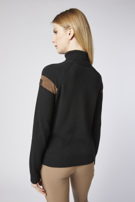 Vestrum Donnas Knitwear Coltrui Medium grijs / donkergrijs in extra fijne wol Vestrum Donnas Knitwear Coltrui Medium grijs / donkergrijs in extra fijne wol