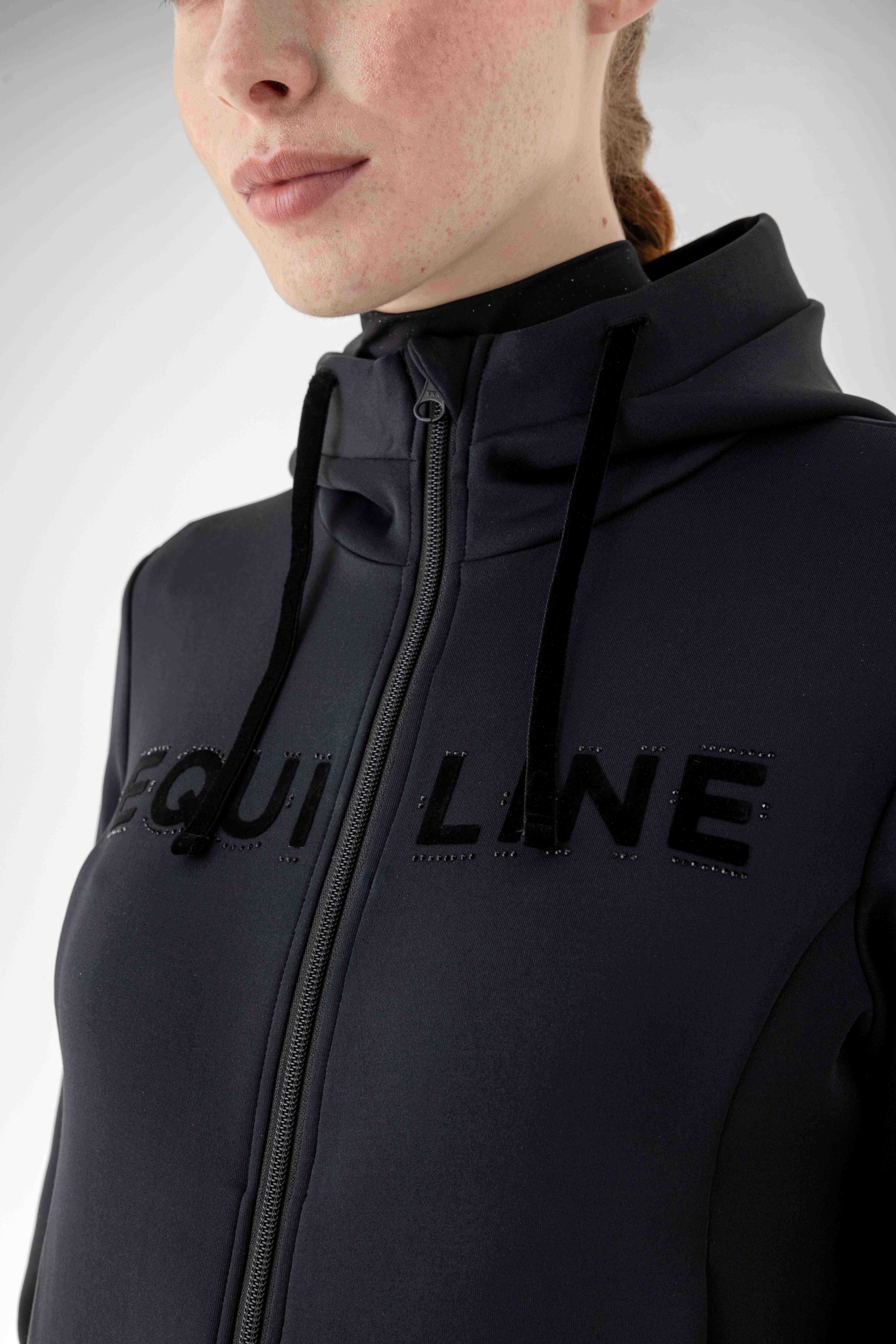 Equiline Dames Vest Gaiag Zwart - met glitter Equiline Dames Vest Gaiag Zwart - met glitter