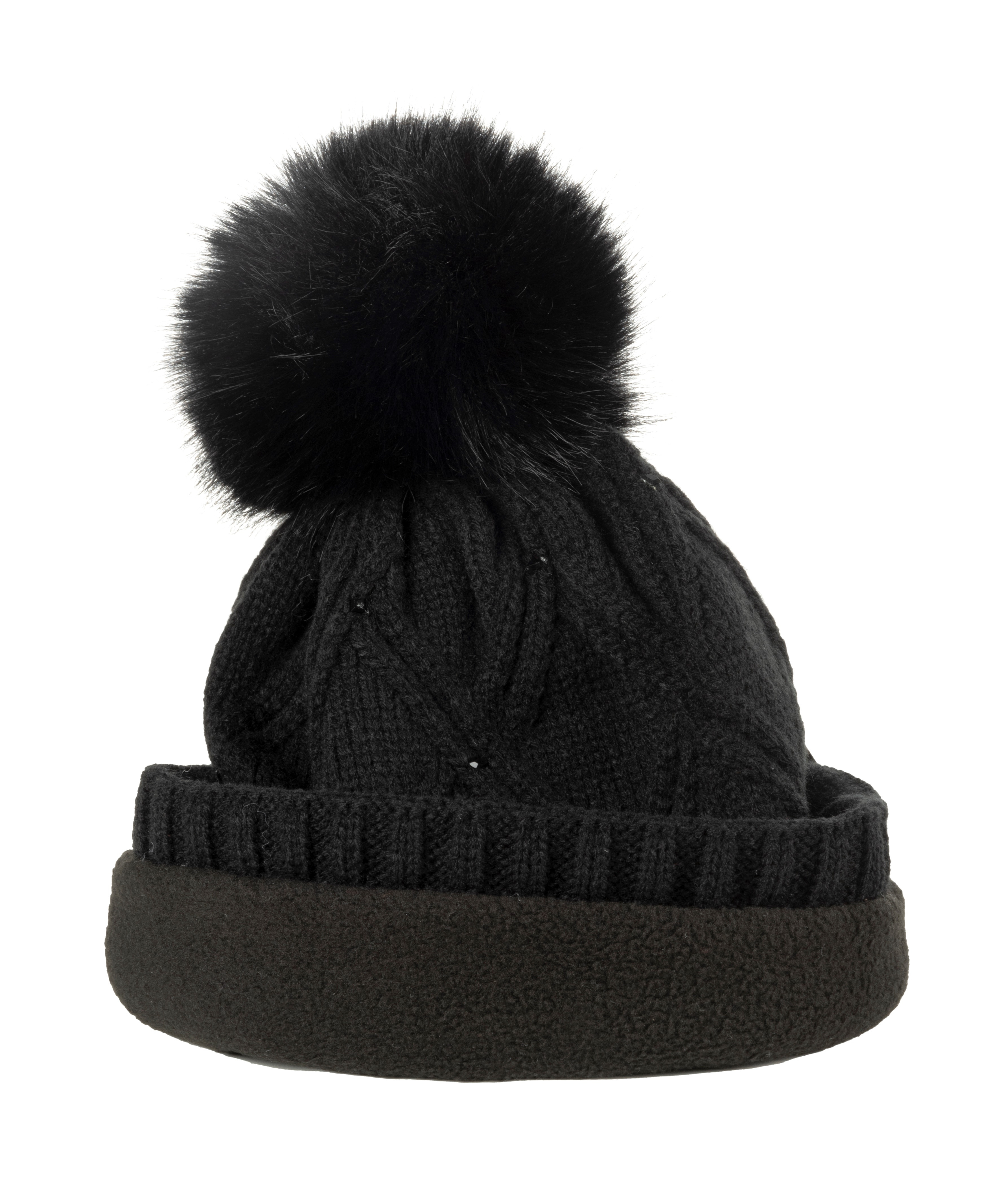 Equiline Women's Beanie Strass Gajunep Black - elegant beanie Equiline Women's Beanie Strass Gajunep Black - elegant beanie