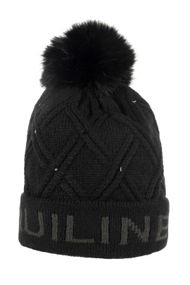 Equiline Women's Beanie Strass Gajunep Black - elegant beanie