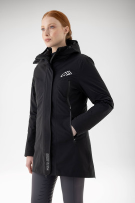 Equiline Dames Waterdichte Jas Gewatteerd Cegnum Zwart - 3-in-1 jas