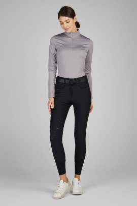 Pikeur Zip Trainingsshirt "Selection" Lavendel - met glitter Pikeur Zip Trainingsshirt "Selection" Lavendel - met glitter