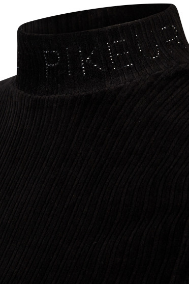 Pikeur Dames Rip Shirt "Selection" Zwart - met glitter studs Pikeur Dames Rip Shirt "Selection" Zwart - met glitter studs