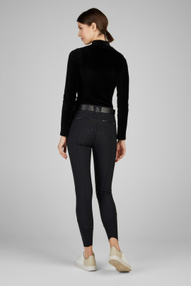 Pikeur Women's Rip Shirt "Selection" Black - with glitter studs Pikeur Women's Rip Shirt "Selection" Black - with glitter studs