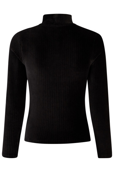 Pikeur Women's Rip Shirt "Selection" Black - with glitter studs Pikeur Women's Rip Shirt "Selection" Black - with glitter studs