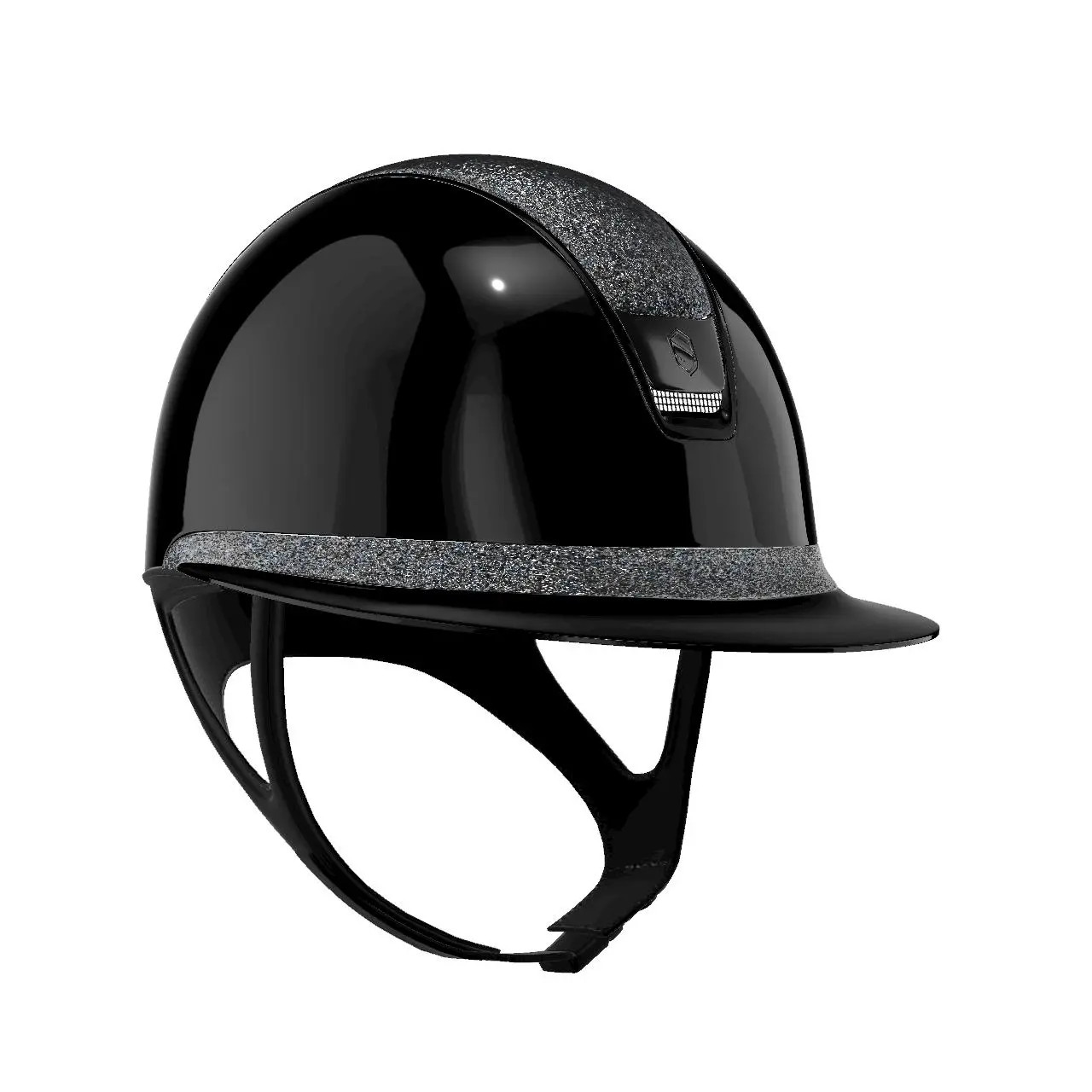 black chrome durability on motorcycle helmets Miss Shield 2.0 Helmet Glossy Black | Ultra Fine Rock