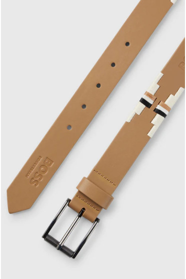 BOSS EQUESTRIAN Polo Riem Signature Camel kopen? - handgemaakt BOSS EQUESTRIAN Polo Riem Signature Camel kopen? - handgemaakt
