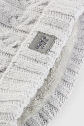 BOSS Equestrian Beanie Knitted Grey buy? - high quality BOSS Equestrian Beanie Knitted Grey buy? - high quality