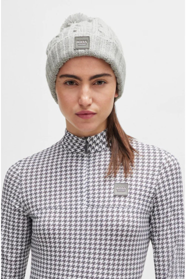 BOSS Equestrian Beanie Knitted Grey buy? - high quality BOSS Equestrian Beanie Knitted Grey buy? - high quality
