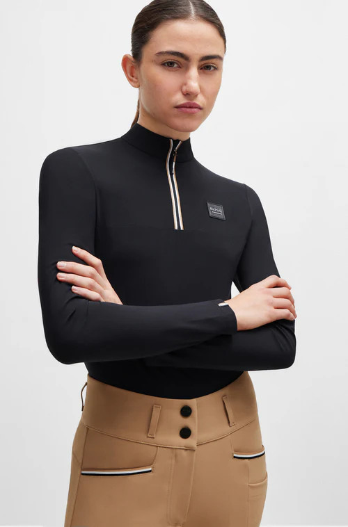 BOSS Equestrian Trainingsshirt Frances Zwart kopen? - verkrijgbaar BOSS Equestrian Trainingsshirt Frances Zwart kopen? - verkrijgbaar
