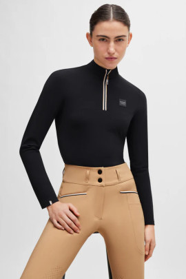 BOSS Equestrian Trainingsshirt Frances Zwart kopen? - verkrijgbaar BOSS Equestrian Trainingsshirt Frances Zwart kopen? - verkrijgbaar