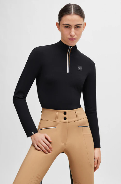 BOSS Equestrian Trainingsshirt Frances Zwart kopen? - verkrijgbaar BOSS Equestrian Trainingsshirt Frances Zwart kopen? - verkrijgbaar