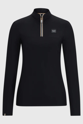 BOSS Equestrian Trainingsshirt Frances Zwart kopen? - verkrijgbaar