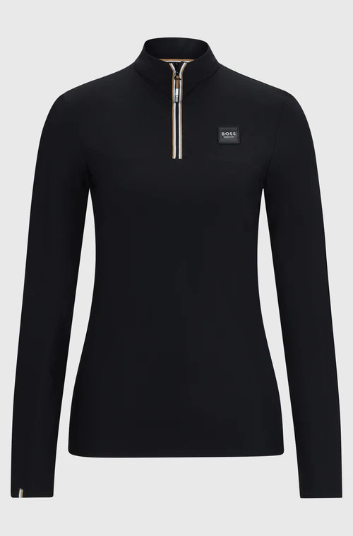 BOSS Equestrian Trainingsshirt Frances Zwart kopen? - verkrijgbaar BOSS Equestrian Trainingsshirt Frances Zwart kopen? - verkrijgbaar