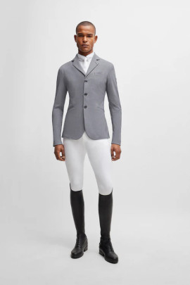 BOSS Equestrian Wedstrijdshirt Norman Grijs kopen? - klassiek BOSS Equestrian Wedstrijdshirt Norman Grijs kopen? - klassiek