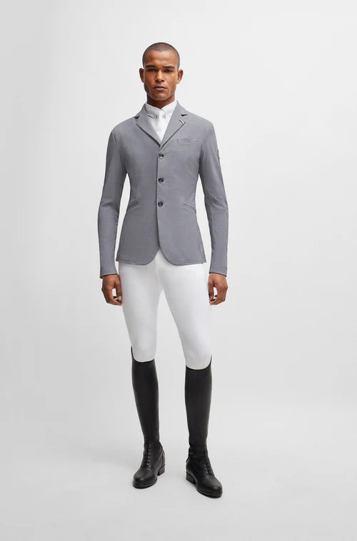 BOSS Equestrian Wedstrijdshirt Norman Grijs kopen? - klassiek BOSS Equestrian Wedstrijdshirt Norman Grijs kopen? - klassiek