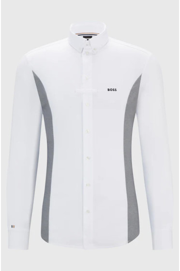 BOSS Equestrian Wedstrijdshirt Norman Grijs kopen? - klassiek BOSS Equestrian Wedstrijdshirt Norman Grijs kopen? - klassiek