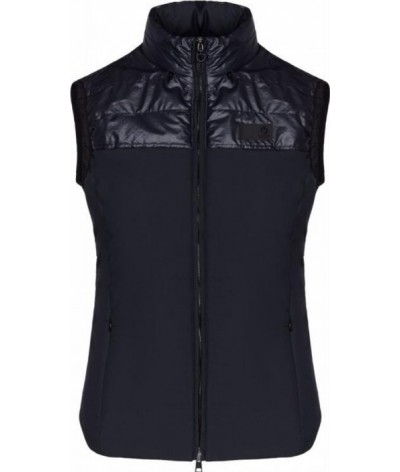 Cavalleria Toscana Coated Rip-Stop Quilted Vest