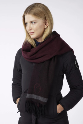 Vestrum Esine Scarf Blue Black Ruby Wine buy? - available