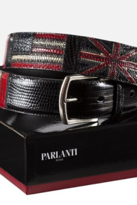 Parlanti Lizard Flags belt