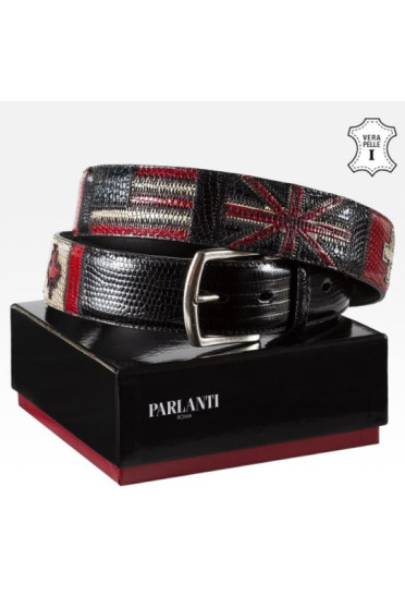 Parlanti Lizard Flags belt