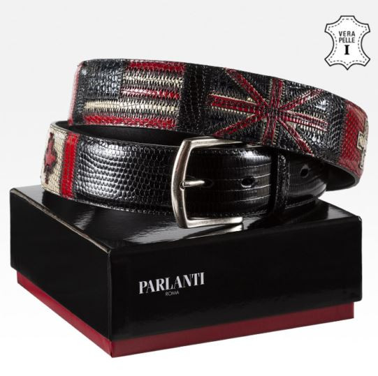 Parlanti Lizard Flags belt